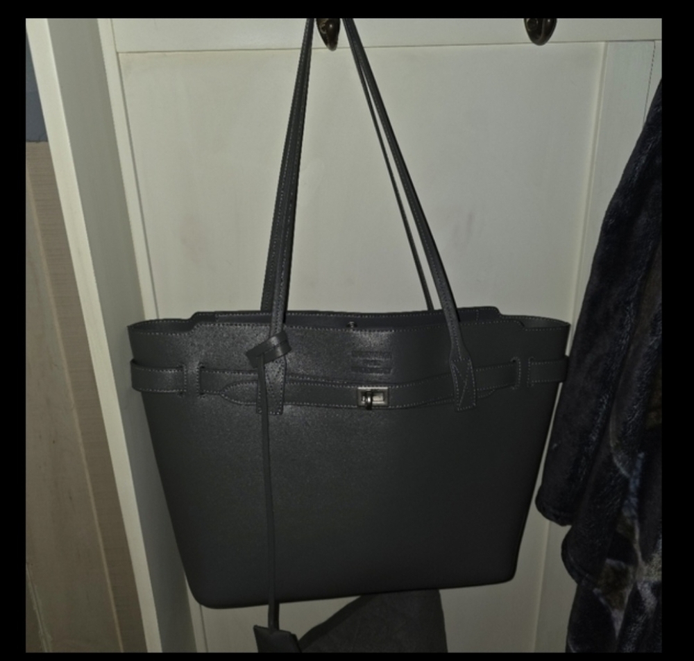 Elegant Gray Tote Bag